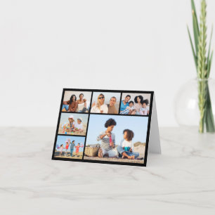 Create Your Own 6 Photo Collage Note Card