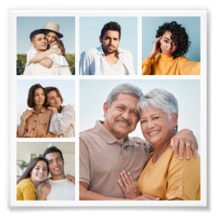 Create Your Own 6 Photo Collage Photo Enlargement Print