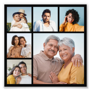 Create Your Own 6 Photo Collage Photo Enlargement Print