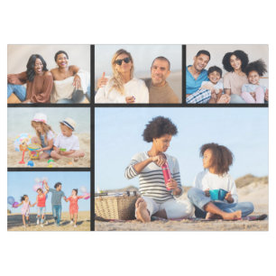Create Your Own 6 Photo Collage Tablecloth