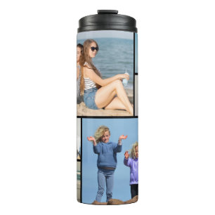Create Your Own 6 Photo Collage Thermal Tumbler