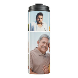 Create Your Own 6 Photo Collage  Thermal Tumbler