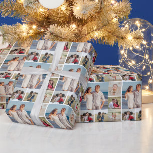 Create Your Own 6 Photo Collage  Wrapping Paper