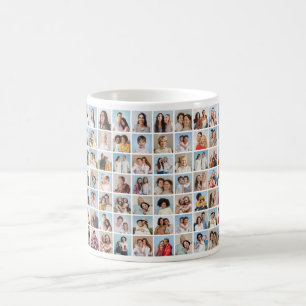 Create Your Own 70 Photo Collage Coffee Mug