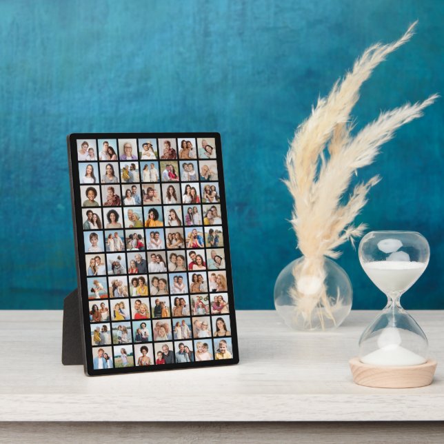 Create Your Own 70 Photo Collage Plaque (Side)