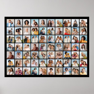 Create Your Own 70 Photo Collage  Poster