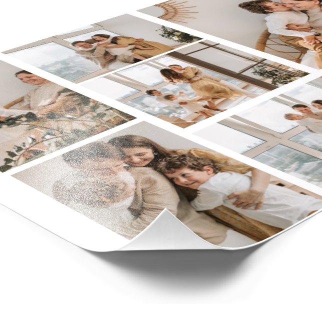 Create Your Own 7 Photo Collage (Corner)