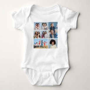 Create Your Own 7 Photo Collage  Baby Bodysuit