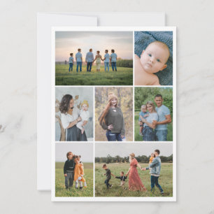 Create Your Own 7 Photo Collage Card