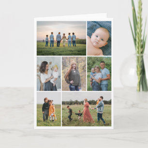 Create Your Own 7 Photo Collage Card