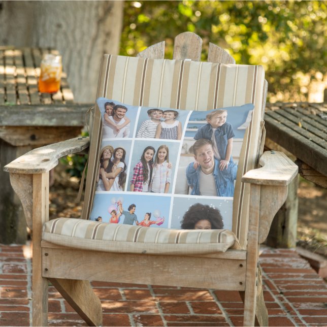  Create Your Own 7 Photo Collage  Cushion (Chair)