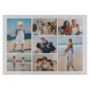 Create Your Own 7 Photo Collage Cutting Board
