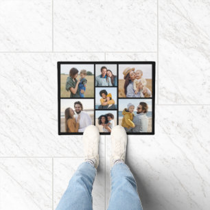 Create Your Own 7 Photo Collage Doormat