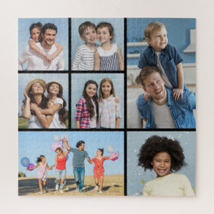 Create Your Own 7 Photo Collage Jigsaw Puzzle