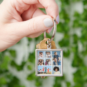 Create Your Own 7 Photo Collage Key Ring