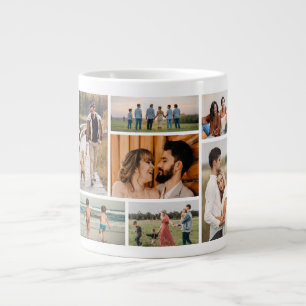 Create Your Own 7 Photo Collage Large Coffee Mug