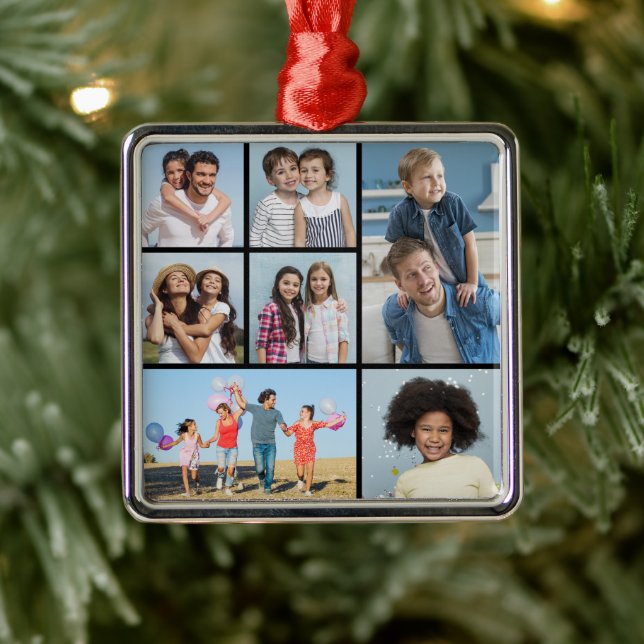  Create Your Own 7 Photo Collage  Metal Tree Decoration (Tree)