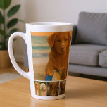 Create your own 7 photo collage personalized latte mug<br><div class="desc">Easy design your custom 7 personalized unique photo collage latte mug from Ricaso Add your photographs ,  artwork
Ideal photo gifts</div>