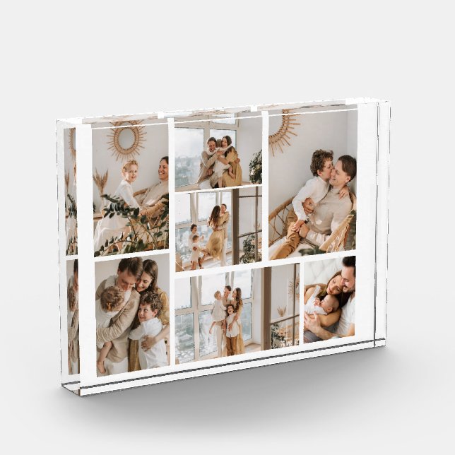 Create Your Own 7 Photo Collage Photo Block (Left)