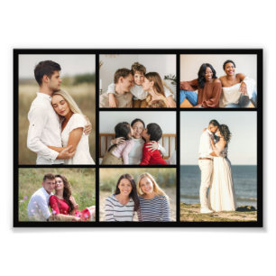 Create Your Own 7 Photo Collage Photo Enlargement Print