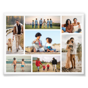 Create Your Own 7 Photo Collage Photo Enlargement Print