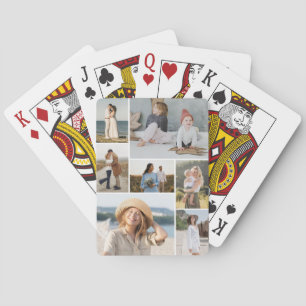 Create Your Own 7 Photo Collage Playing Cards