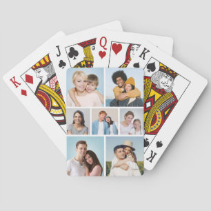 Create Your Own 7 Photo Collage Playing Cards