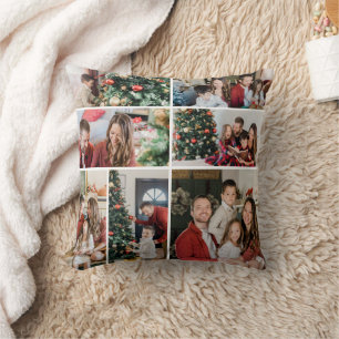 Create Your Own 7 Photo Custom Pic Double Sided Cushion