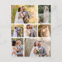 Create Your Own 7 Photo Wedding Collage