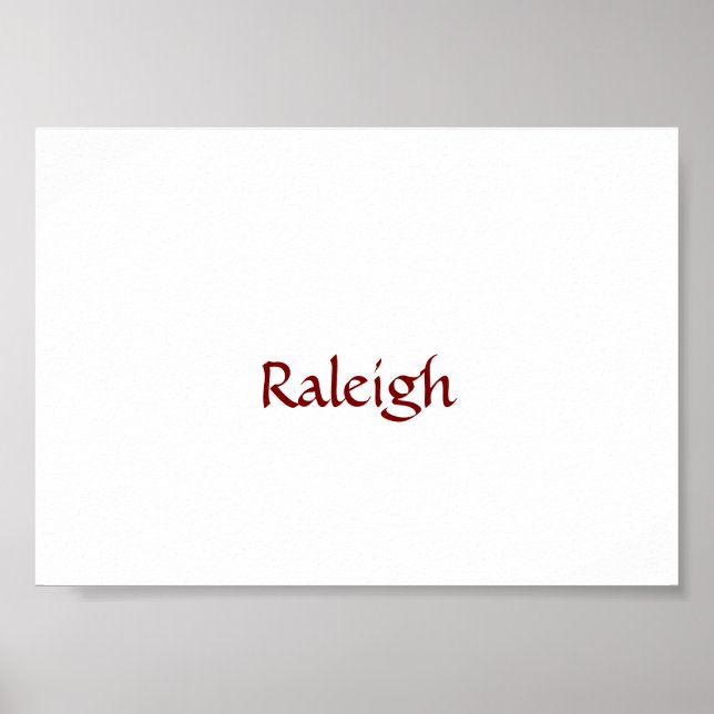 Create Your Own 7"x5" Matte Poster (Front)