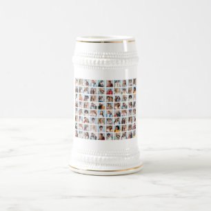 Create Your Own 80 Photo Collage  Beer Stein