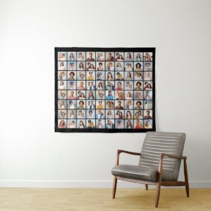 Create Your Own 80 Photo Collage Editable Colour   Tapestry