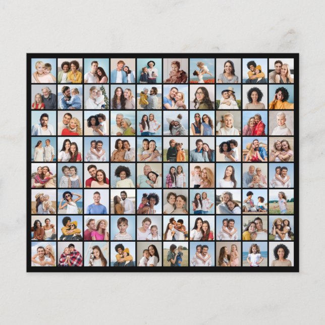 Create Your Own 80 Photo Collage Flyer (Front)