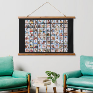 Create Your Own 80 Photo Collage Hanging Tapestry