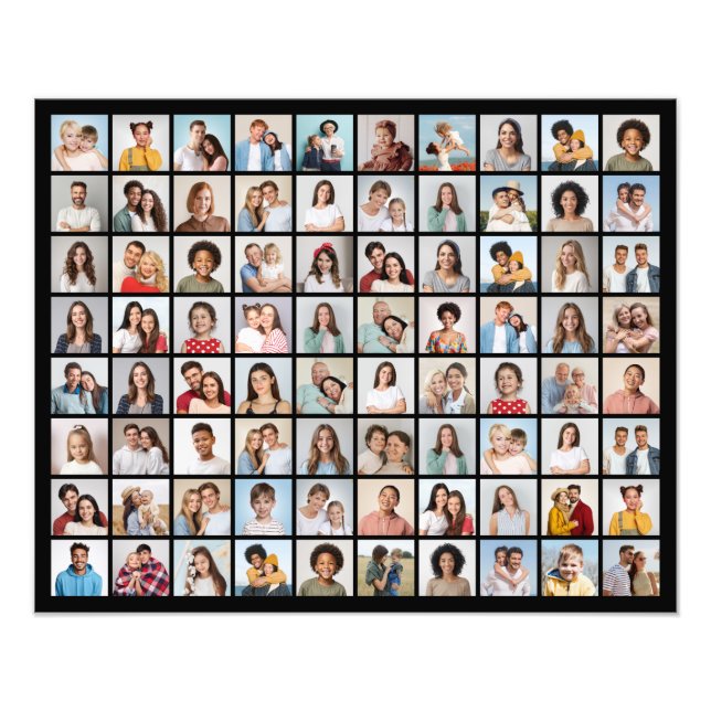 Create Your Own 80 Photo Collage Photo Enlargement (Front)