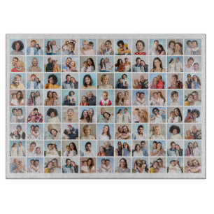 Create Your Own 88 Photo Collage Cutting Board