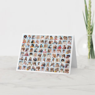 Create Your Own 88 Photo Collage Greeting Card