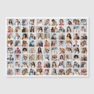 Create Your Own 88 Photo Collage Magnetic Card