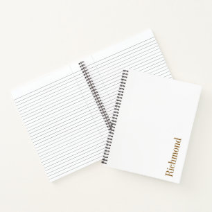Create Your Own 8.5" x 11" Softcover Notebook