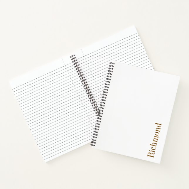 Create Your Own 8.5" x 11" Softcover Notebook (Inside)