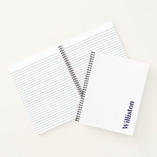 Create Your Own 8.5" x 11" Softcover Notebook