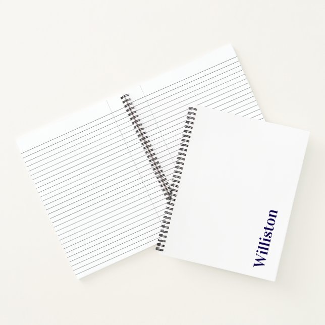 Create Your Own 8.5" x 11" Softcover Notebook (Inside)