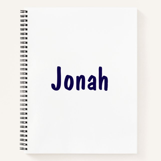 Create Your Own 8.5" x 8.5" Spiral Notebook (Front)