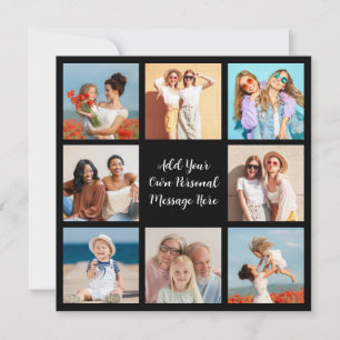 Create Your Own 8 Photo Collage Add Your Greeting Card