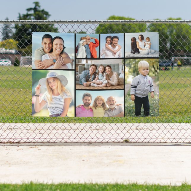 Create Your Own 8 Photo Collage  Banner (Insitu)