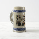 Create Your Own 8 Photo Collage Beer Stein<br><div class="desc">Introducing our personalised photo collage beer stein - the perfect way to enjoy a cold beverage while reminiscing about your favourite memories! Whether you're celebrating a graduation, honouring family, cherishing friends, or remembering a vacation trip, our custom beer stein is the ultimate way to commemorate any occasion. With our easy-to-use...</div>