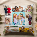 Create Your Own 8 Photo Collage Cushion<br><div class="desc">Create your own 8 Photo Collage for Christmas, Birthdays, Weddings, Anniversaries, Graduations, Father's Day, Mother's Day or any other Special Occasion, with our easy-to-use design tool. Add your favourite photos of friends, family, vacations, hobbies and pets and you'll have a stunning, one-of-a-kind photo collage. Our custom photo collage is perfect...</div>