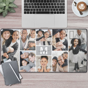 Create Your Own 8 Photo Collage Desk Mat