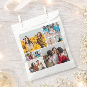 Create Your Own 8 Photo Collage Favour Bags