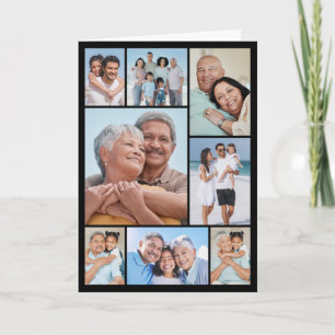 Create Your Own 8 Photo Collage Greeting Card